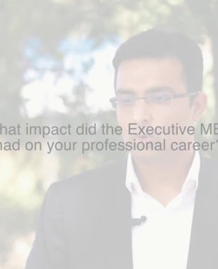 Sandeep, international student (Executive MBA) at Montpellier Business School