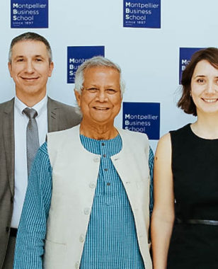 Inauguration du “Yunus Centre for Social Business and Financial Inclusion” à Montpellier Business School