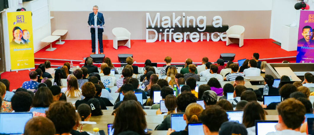 A look back at the conference given by Bastien Grandgeorge, CEO of Decathlon France and 2002 Alumni