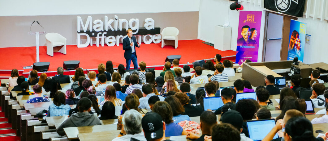 A look back at the conference given by Bastien Grandgeorge, CEO of Decathlon France and 2002 Alumni