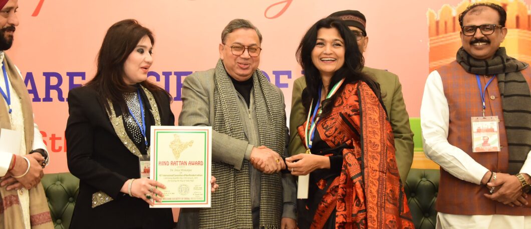 Celebrating Excellence: Dr. Jinia Mukerjee Honored with the Hind Rattan Award 2024